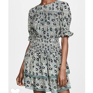 Sea New York printed smocked dress, 8